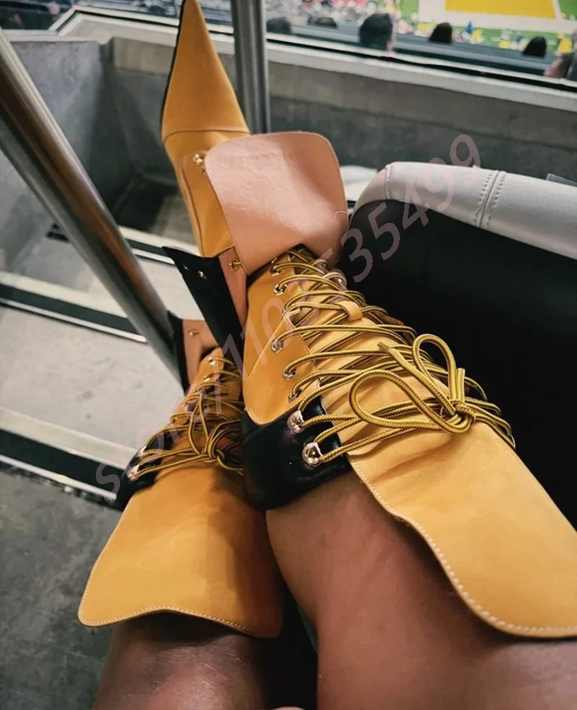 Street Fashion Ladies - 2025 пикантные подиумные женские ботинки на