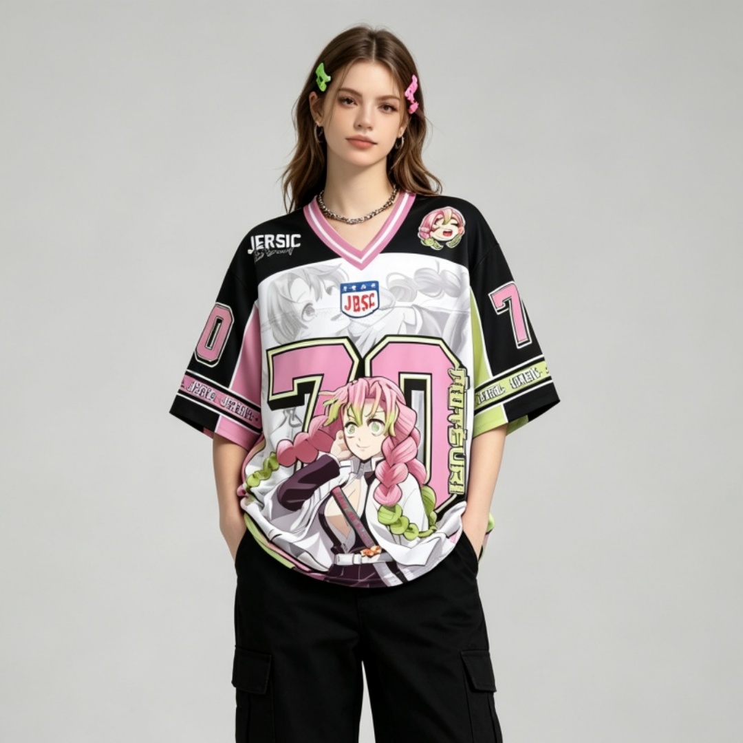 Street Fashion Anime - Летняя футболка с короткими рукавами и