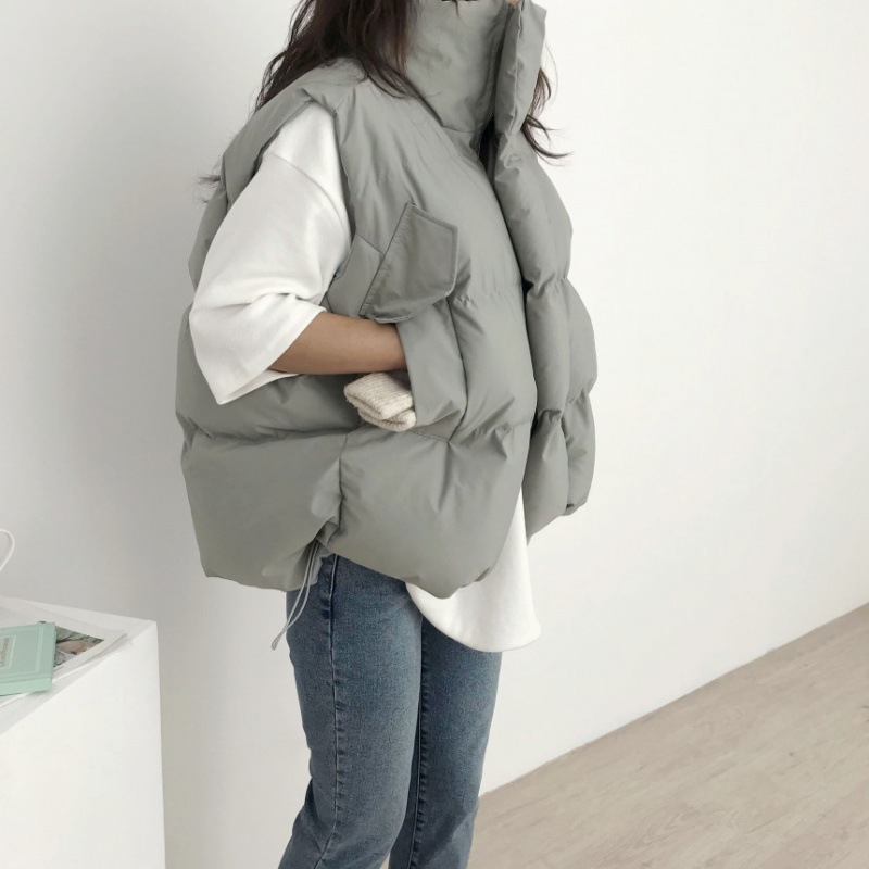 Puffer Vest Padded - Женская куртка на хлопковой подкладке, новинка