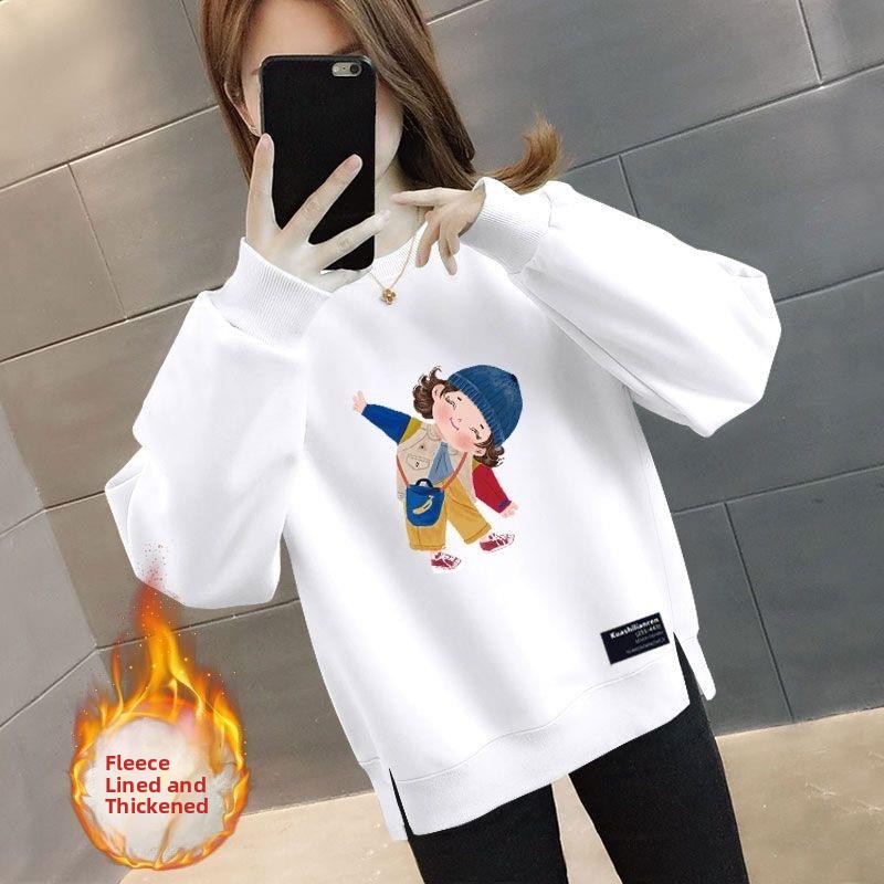 Утепленная флисовая толстовка  – обзор и цена Oversized Crewneck Fleece