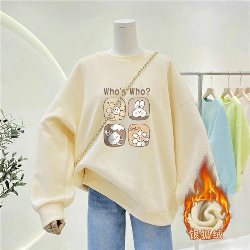 Женский свитшот в расслабленно – обзор и цена Oversized Crewneck Fleece