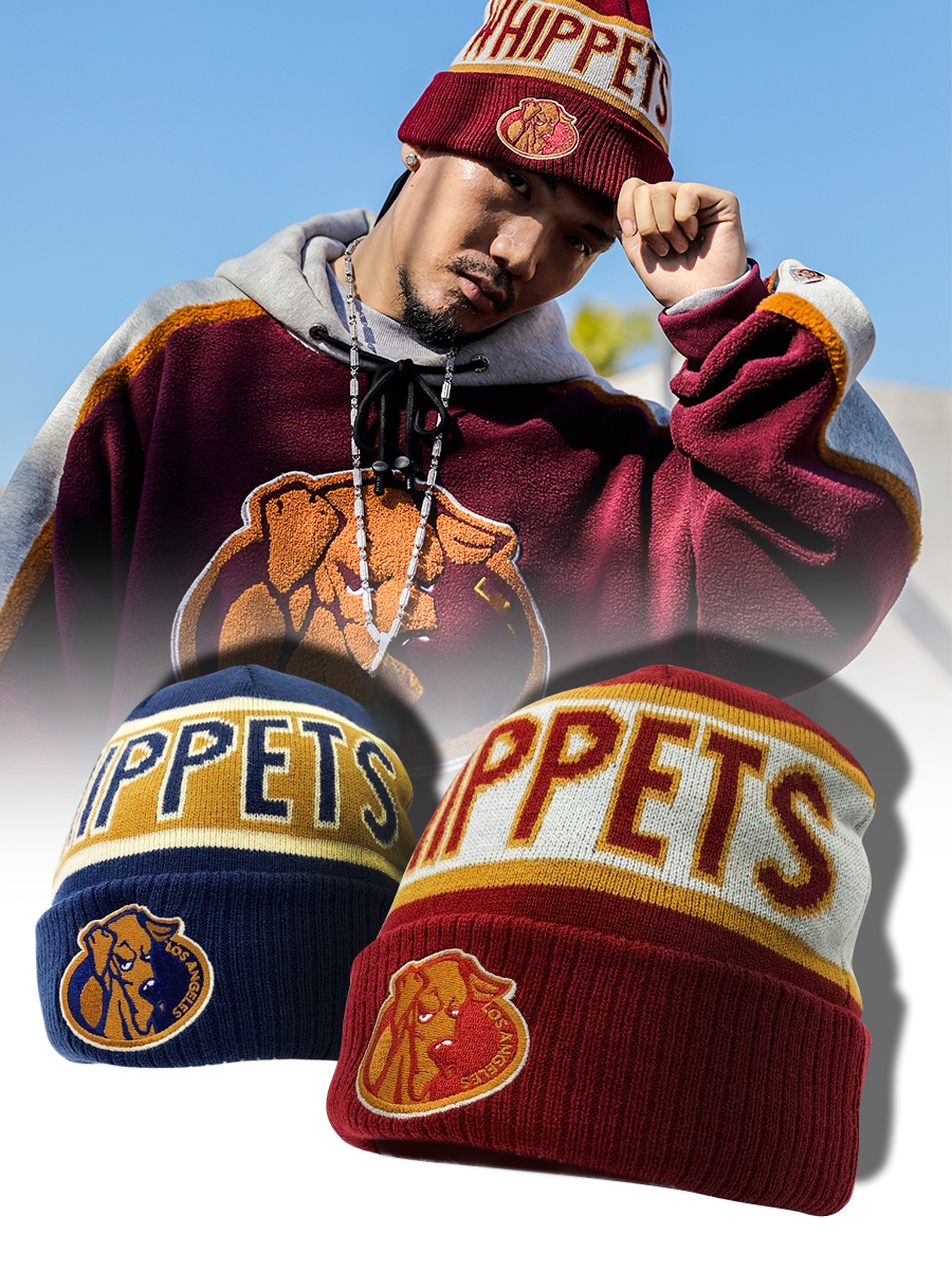Вязаная шапка в стиле ретро, у – обзор и цена Street Fashion Logo