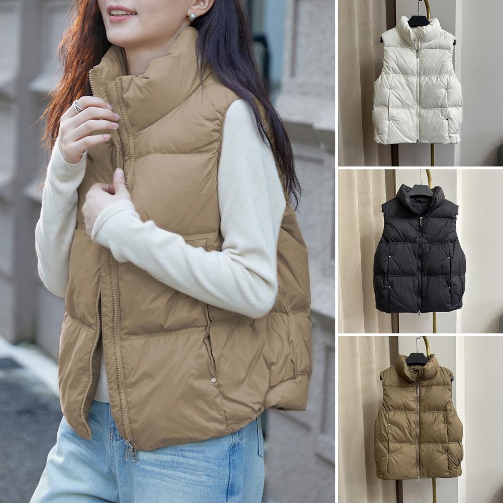 Зимние куртки, модные стеганые – обзор и цена Puffer Vest Padded