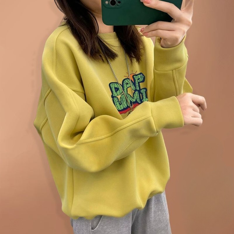 Женский свитшот оверсайз из чи – обзор и цена Oversized Crewneck Fleece
