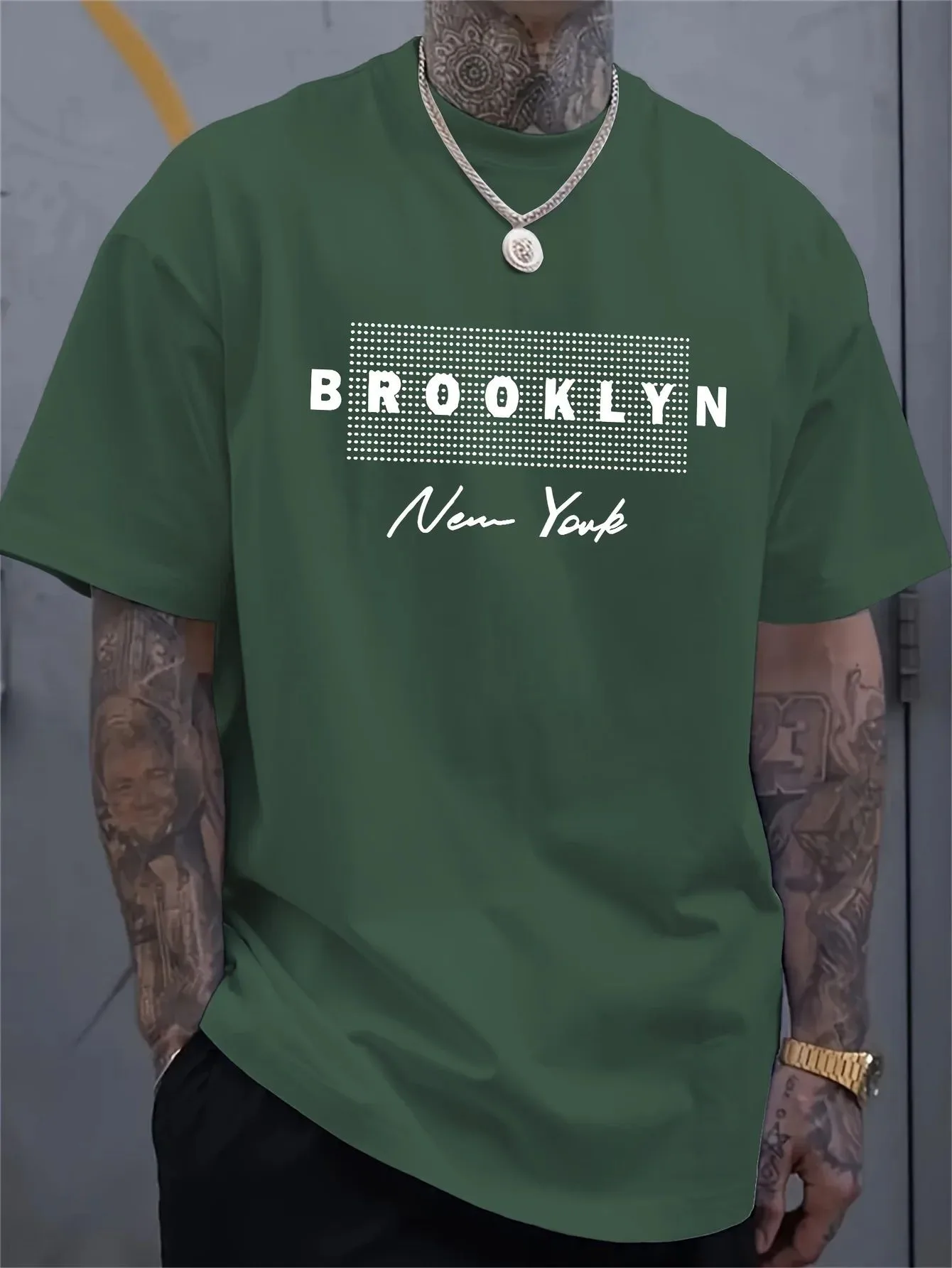 Мужская футболка с принтом «Нь – обзор и цена Street Fashion In New York