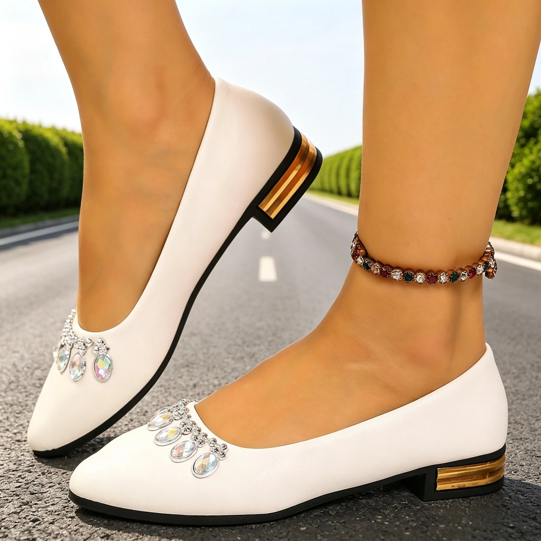 Женские балетки с заостренным  – обзор и цена Street Fashion Ladies