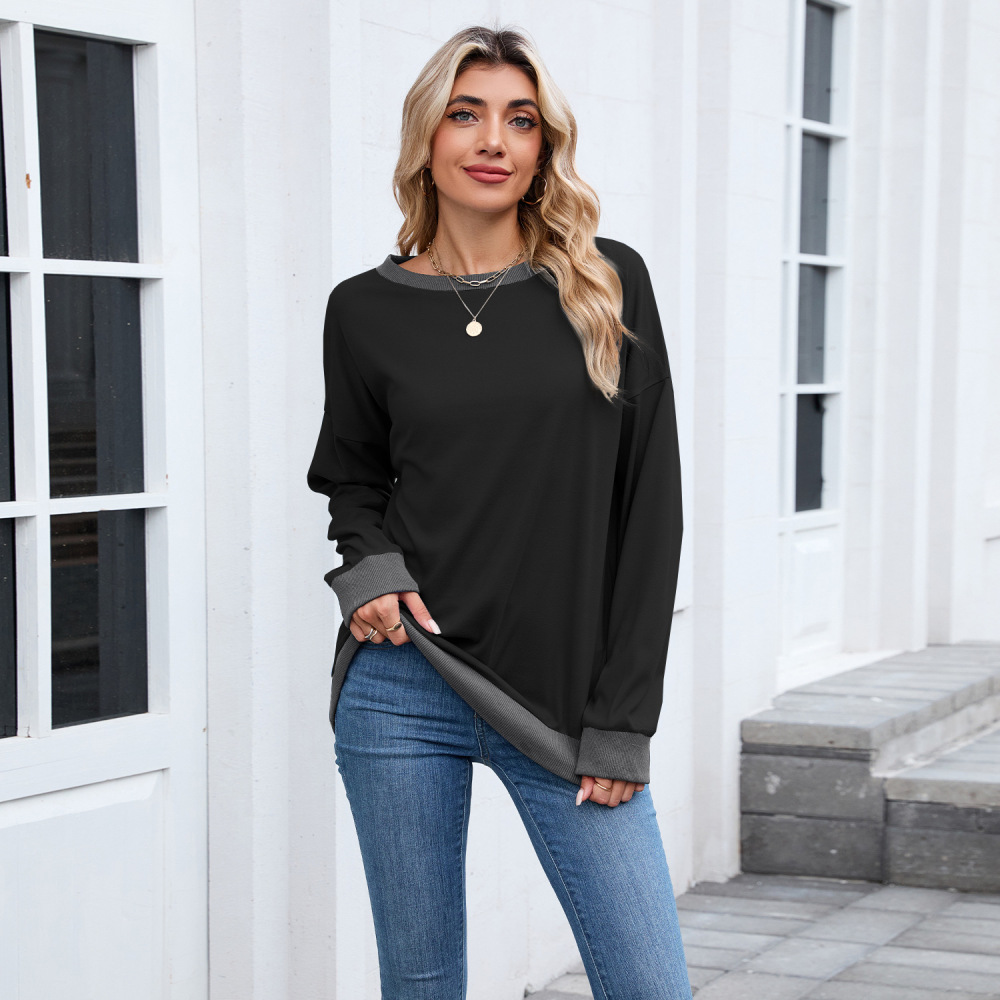 Женский модный свободный свитш – обзор и цена Oversized Crewneck Fleece
