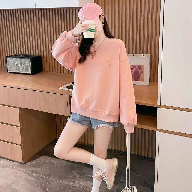 Женская легкая толстовка оверс – обзор и цена Oversized Crewneck Fleece