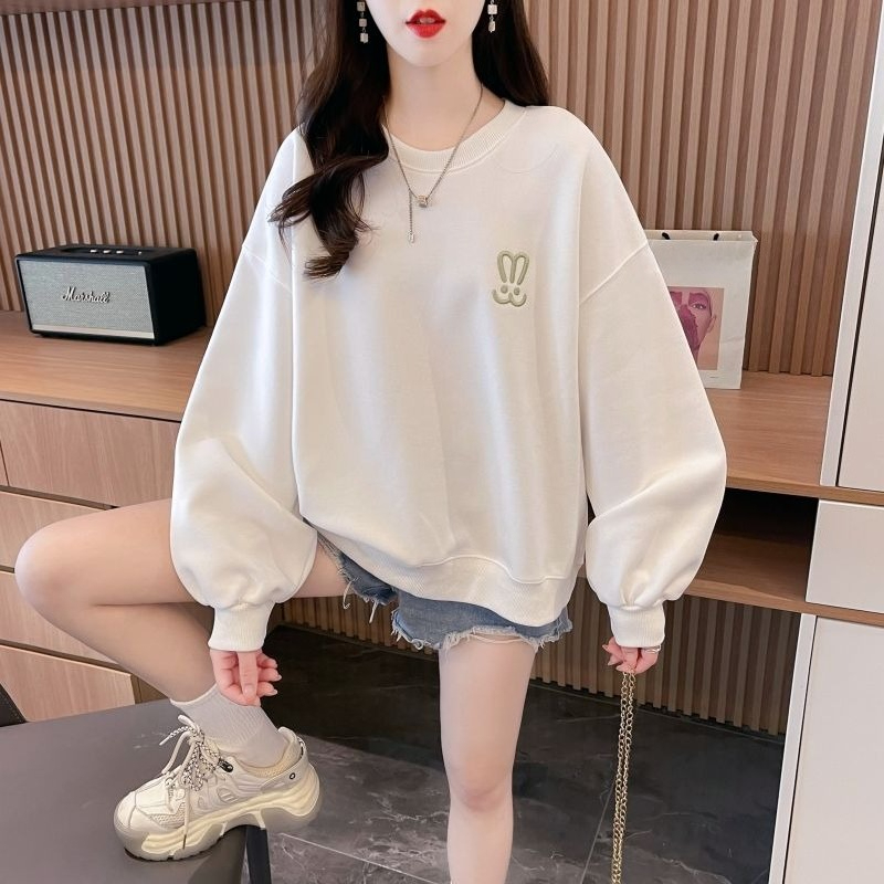 Женская легкая толстовка оверс – обзор и цена Oversized Crewneck Fleece