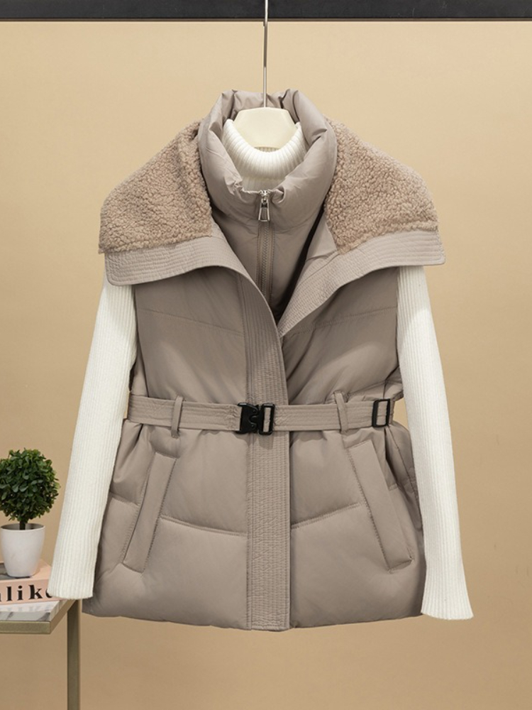 Новое женское стеганое пуховое – обзор и цена Puffer Vest Padded