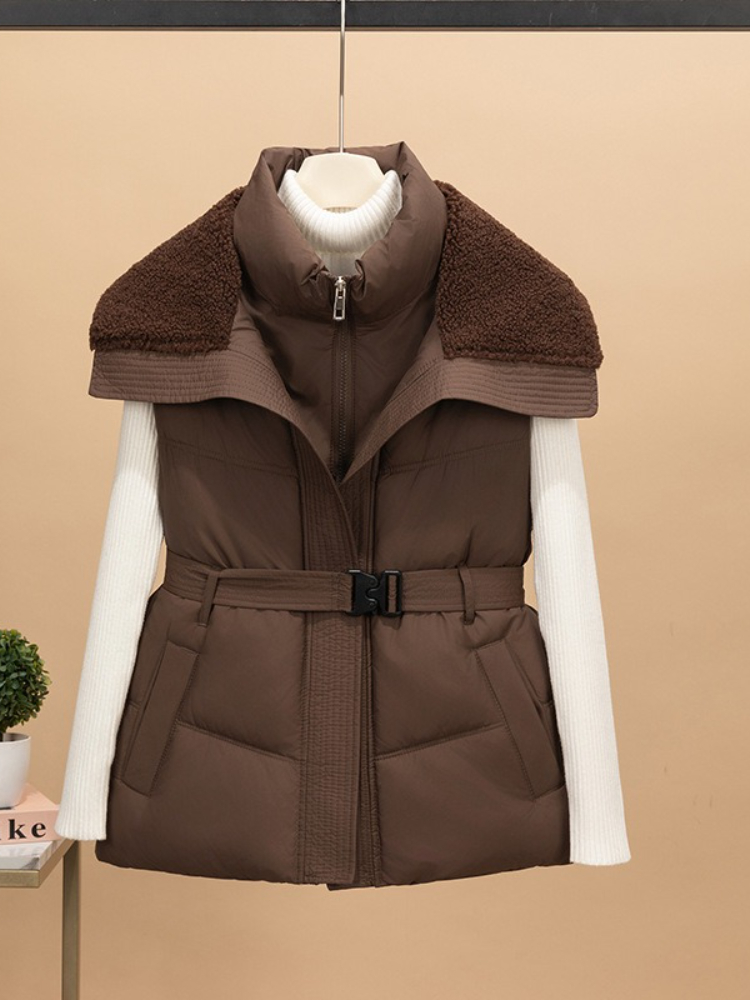 Новое женское стеганое пуховое – обзор и цена Puffer Vest Padded