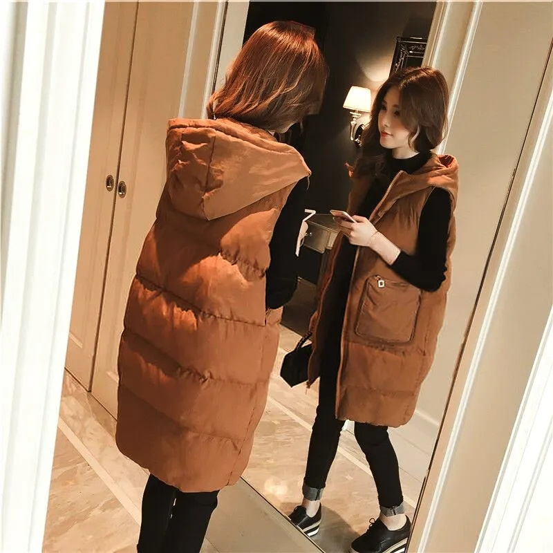 Новая зимняя женская безрукавк – обзор и цена Puffer Vest Padded